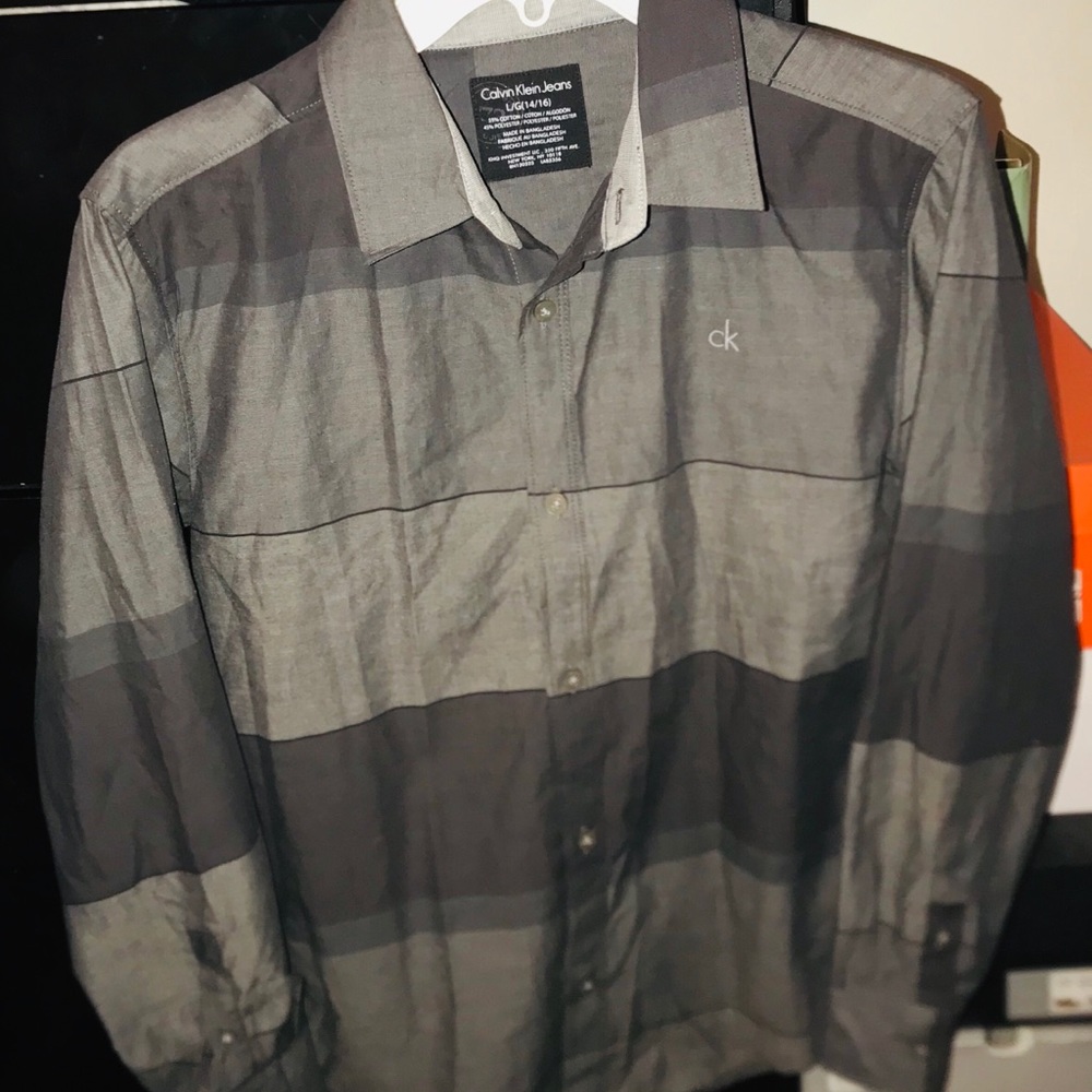 Boys Calvin Klein button down shirt